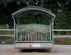 CG hay net cover - 4,00 m x 4,00 m- for feeders - 3 mesh...