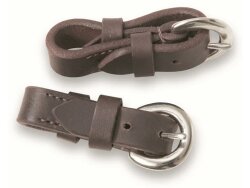 BAREFOOT bit straps brown with round buckles