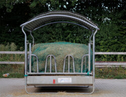 Cover net 2.80 m x 3.20 - 45 mm MW Green - slightly soiled