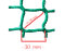 Pocket net L 0,73  m x H 0.40 m 30mm MW Green Single piece